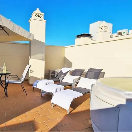 Luxury Penthouse With Ocean Views &private Jacuzzi Apartment Estepona